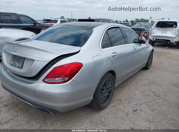 WDDWF4JB8JR387044 2018 MERCEDES-BENZ C-CLASS Silver Задня права чверть