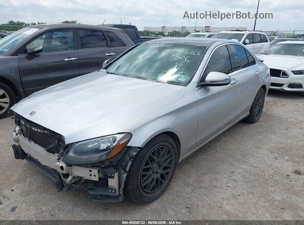 WDDWF4JB8JR387044 2018 MERCEDES-BENZ C-CLASS Silver Передня ліва чверть