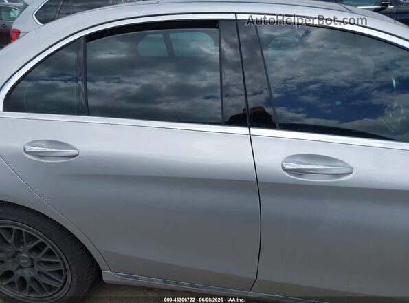 WDDWF4JB8JR387044 2018 MERCEDES-BENZ C-CLASS Silver Вид задньої частини салону