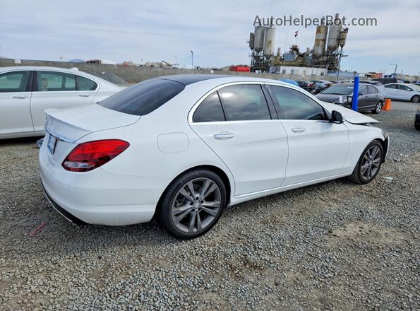 WDDWF4JB9GR138227 2016 MERCEDES-BENZ C Белый 