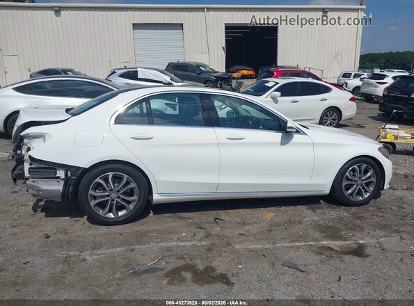 WDDWF4JB9HR222050 2017 MERCEDES-BENZ C-CLASS White უკანა სალონის ხედი