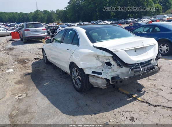 WDDWF4JB9HR222050 2017 MERCEDES-BENZ C-CLASS White უკანა მარცხენა