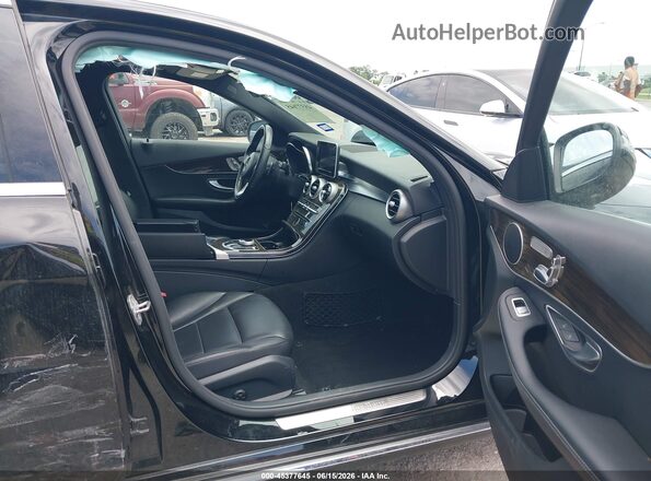 WDDWF4JB9JR419788 2018 MERCEDES-BENZ C-CLASS Black Vista interior delantera