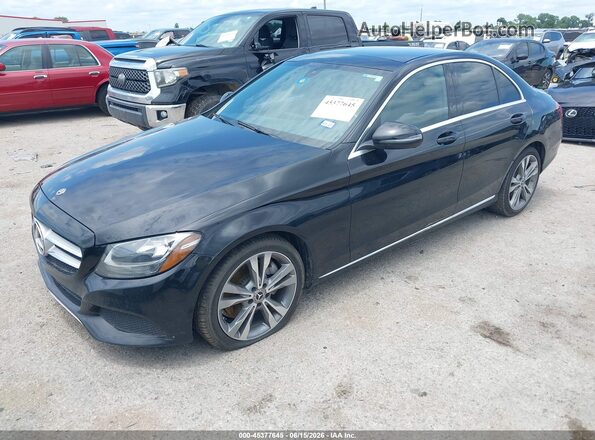 WDDWF4JB9JR419788 2018 MERCEDES-BENZ C-CLASS Black Vista tres cuartos delantera izquierda