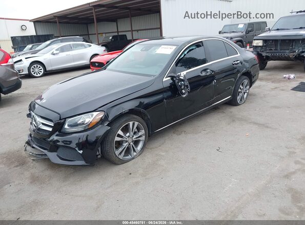 WDDWF4JBXGR141167 2016 MERCEDES-BENZ C-CLASS Black Przód lewy