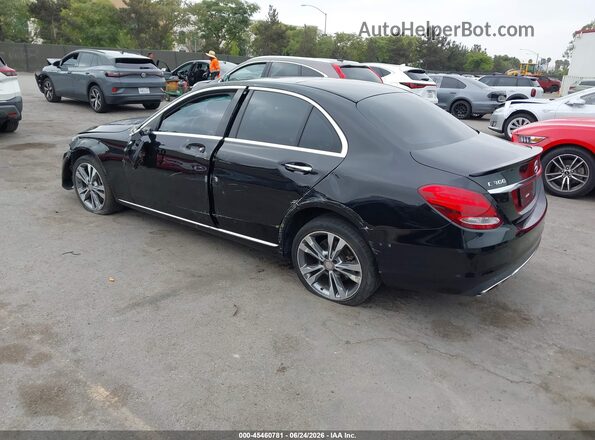 WDDWF4JBXGR141167 2016 MERCEDES-BENZ C-CLASS Black Tył lewy