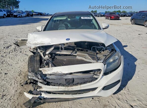 WDDWF4KB0GR140950 2016 MERCEDES-BENZ C Белый Вид спереди