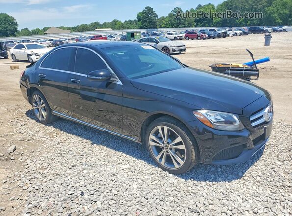 WDDWF4KB1JR413501 2018 MERCEDES-BENZ C Black Front right