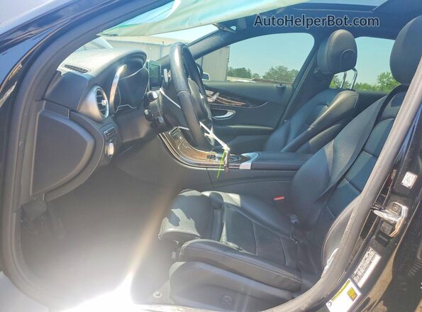 WDDWF4KB1JR413501 2018 MERCEDES-BENZ C Black Front interior view