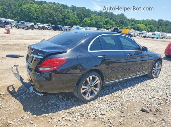 WDDWF4KB1JR413501 2018 MERCEDES-BENZ C Black Rear right