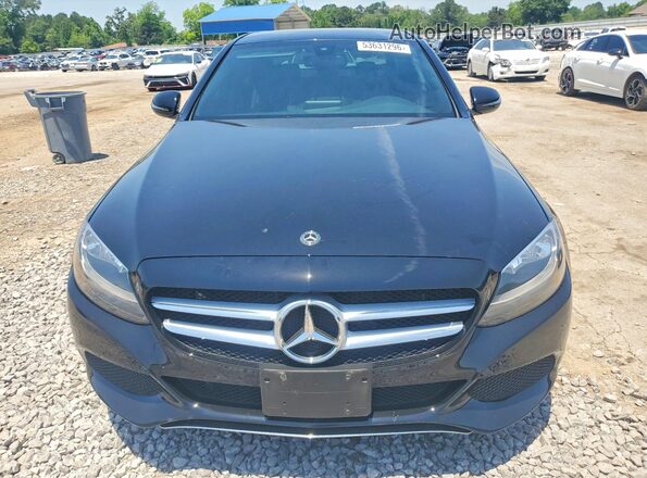 WDDWF4KB1JR413501 2018 MERCEDES-BENZ C Black Front view