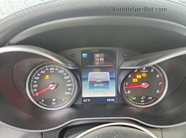WDDWF4KB2GR143865 2016 MERCEDES-BENZ C Black Instrument cluster view