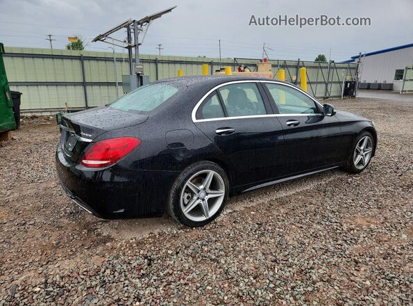 WDDWF4KB2GR143865 2016 MERCEDES-BENZ C Black Rear right