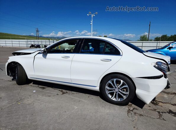 WDDWF4KB2HR232868 2017 MERCEDES-BENZ C White Rear left