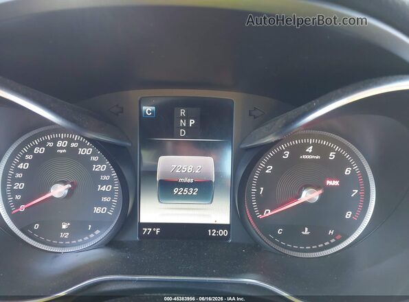 WDDWF4KB2JR414799 2018 MERCEDES-BENZ C-CLASS White Widok tylnych siedzeń