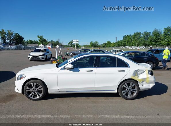 WDDWF4KB2JR414799 2018 MERCEDES-BENZ C-CLASS White Widok wnętrza 360 stopni