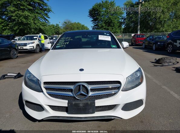 WDDWF4KB2JR414799 2018 MERCEDES-BENZ C-CLASS White Widok zestawu wskaźników