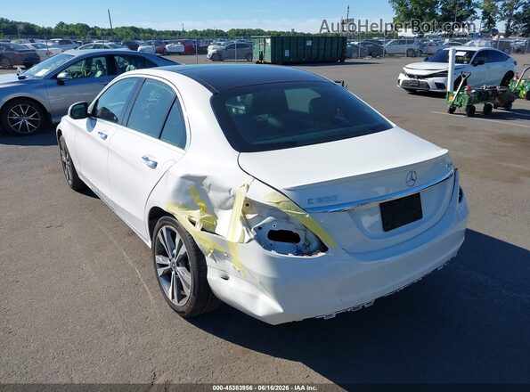 WDDWF4KB2JR414799 2018 MERCEDES-BENZ C-CLASS White Tył lewy