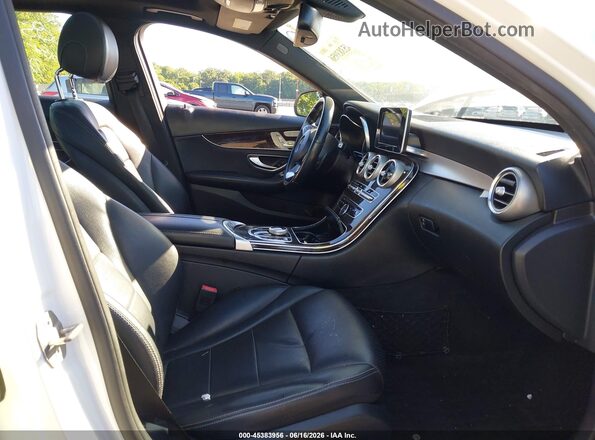 WDDWF4KB2JR414799 2018 MERCEDES-BENZ C-CLASS White Widok wnętrza z przodu