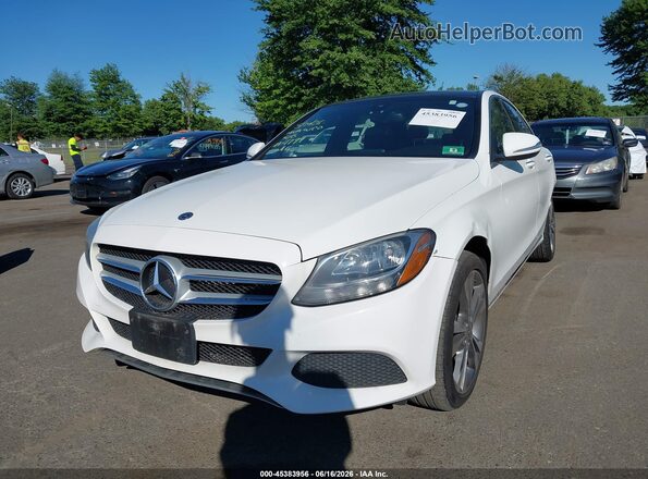 WDDWF4KB2JR414799 2018 MERCEDES-BENZ C-CLASS White Przód lewy