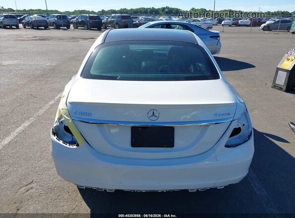 WDDWF4KB2JR414799 2018 MERCEDES-BENZ C-CLASS White 