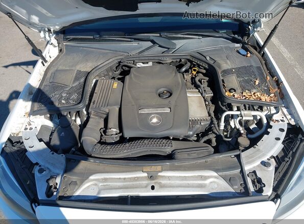 WDDWF4KB2JR414799 2018 MERCEDES-BENZ C-CLASS White Widok z tyłu