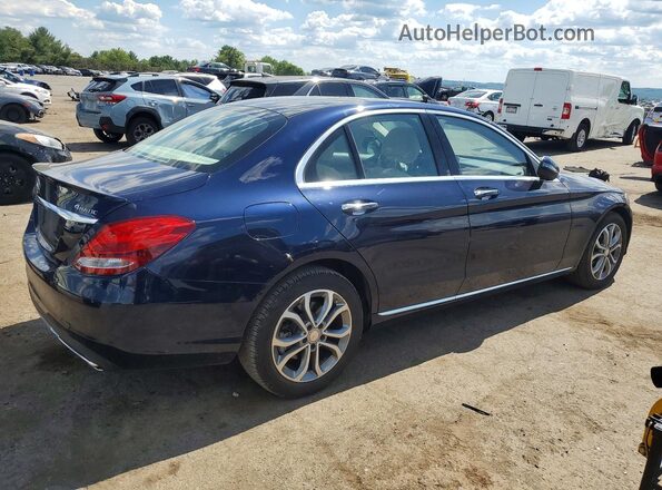 WDDWF4KB3GR140795 2016 MERCEDES-BENZ C Синий 