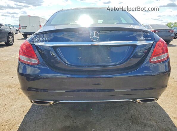 WDDWF4KB3GR140795 2016 MERCEDES-BENZ C Синий 