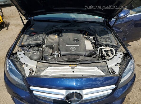 WDDWF4KB3GR140795 2016 MERCEDES-BENZ C Синий 