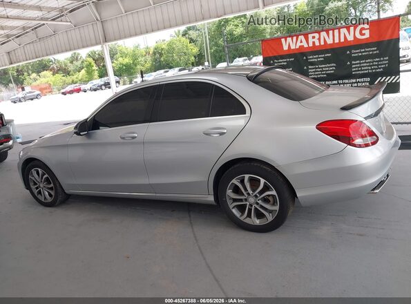WDDWF4KB3GR146404 2016 MERCEDES-BENZ C-CLASS Серебряный Панорамный вид салона 360°