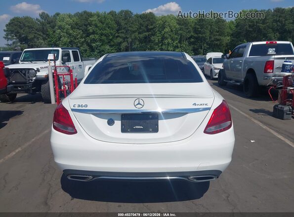 WDDWF4KB3JR313397 2018 MERCEDES-BENZ C-CLASS White 