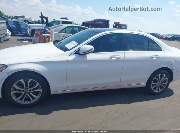 WDDWF4KB3JR313397 2018 MERCEDES-BENZ C-CLASS White Widok wnętrza 360 stopni