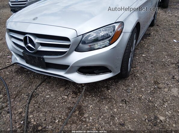 WDDWF4KB3JR421017 2018 MERCEDES-BENZ C-CLASS Silver Vista frontal