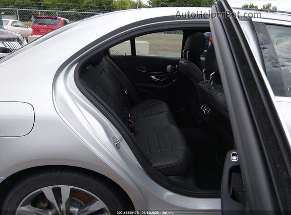 WDDWF4KB3JR421017 2018 MERCEDES-BENZ C-CLASS Silver Vista de la etiqueta del VIN