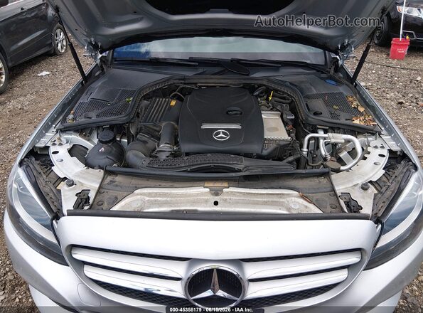 WDDWF4KB3JR421017 2018 MERCEDES-BENZ C-CLASS Silver Vista trasera