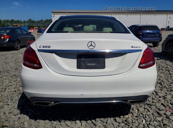 WDDWF4KB4GR143592 2016 MERCEDES-BENZ C Белый 
