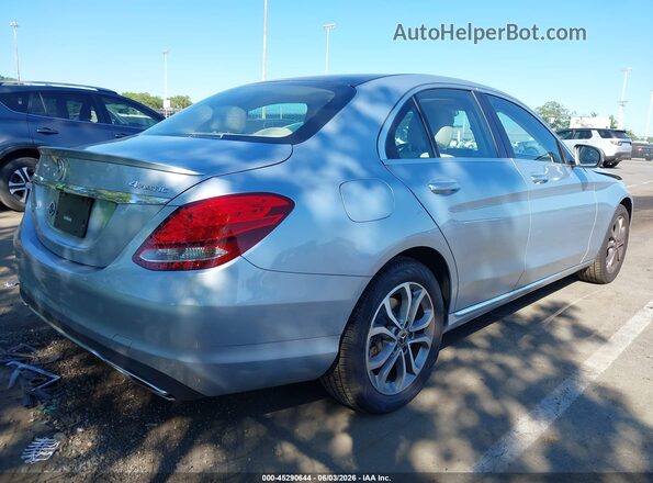 WDDWF4KB4JR327874 2018 MERCEDES-BENZ C-CLASS Silver Trasero derecho