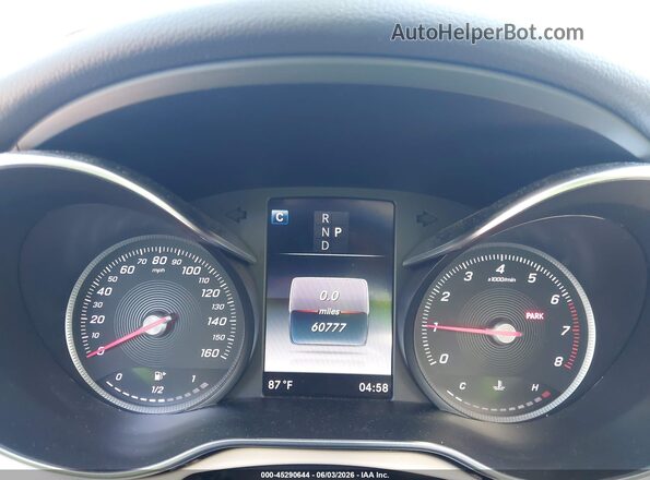 WDDWF4KB4JR327874 2018 MERCEDES-BENZ C-CLASS Silver Vista de los asientos traseros