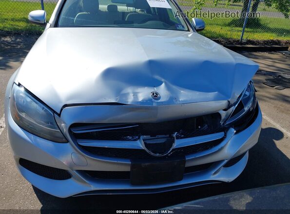 WDDWF4KB4JR327874 2018 MERCEDES-BENZ C-CLASS Silver Vista del cuadro de instrumentos