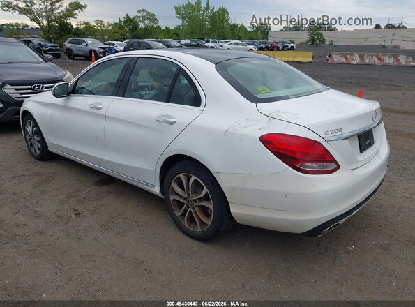 WDDWF4KB4JR344982 2018 MERCEDES-BENZ C-CLASS White Tył lewy