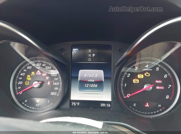 WDDWF4KB4JR344982 2018 MERCEDES-BENZ C-CLASS White Widok tylnych siedzeń