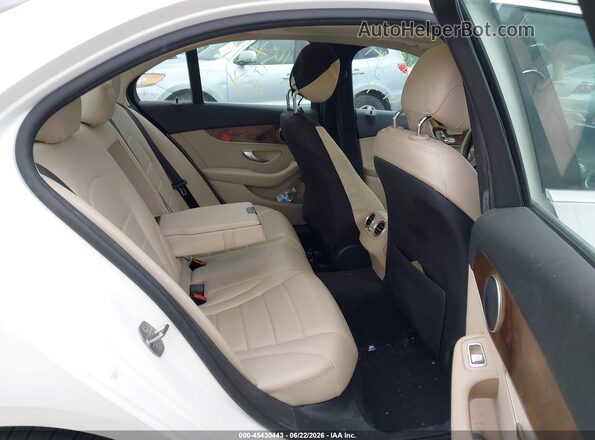 WDDWF4KB4JR344982 2018 MERCEDES-BENZ C-CLASS White Widok naklejki z numerem VIN