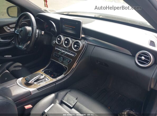 WDDWF4KB4JR396807 2018 MERCEDES-BENZ C-CLASS White Vista interior delantera