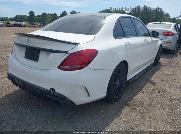 WDDWF4KB4JR396807 2018 MERCEDES-BENZ C-CLASS White Trasero derecho
