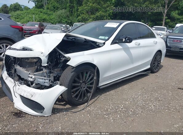 WDDWF4KB4JR396807 2018 MERCEDES-BENZ C-CLASS White Vista interior de 360 grados