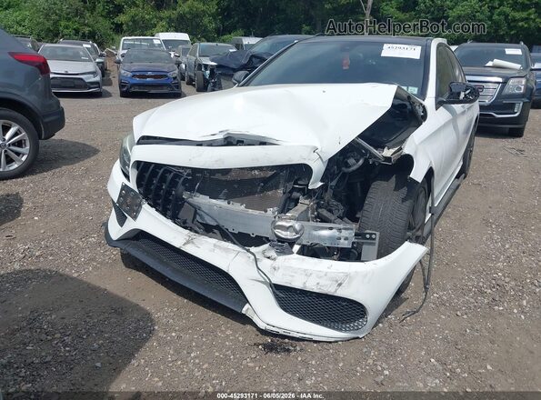 WDDWF4KB4JR396807 2018 MERCEDES-BENZ C-CLASS White Vista del cuadro de instrumentos