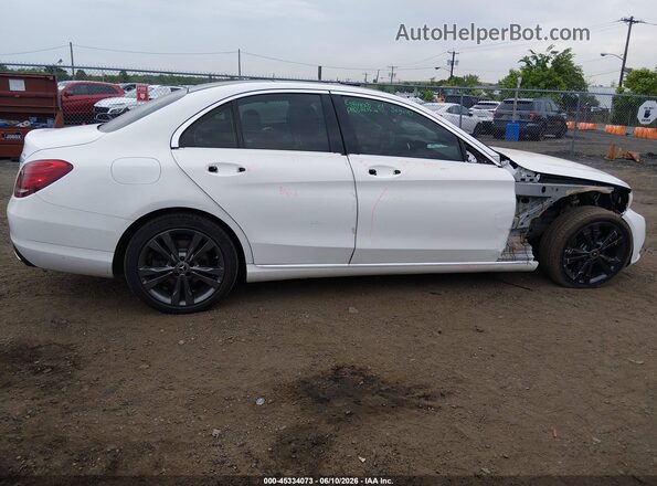 WDDWF4KB4JR413637 2018 MERCEDES-BENZ C-CLASS White უკანა სალონის ხედი