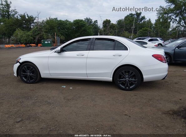 WDDWF4KB4JR413637 2018 MERCEDES-BENZ C-CLASS White სალონის 360-გრადუსიანი ხედი