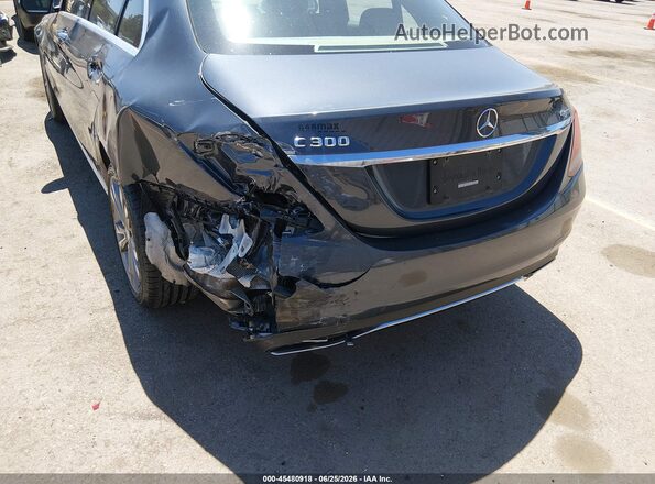 WDDWF4KB5GR144492 2016 MERCEDES-BENZ C-CLASS Gray Front view