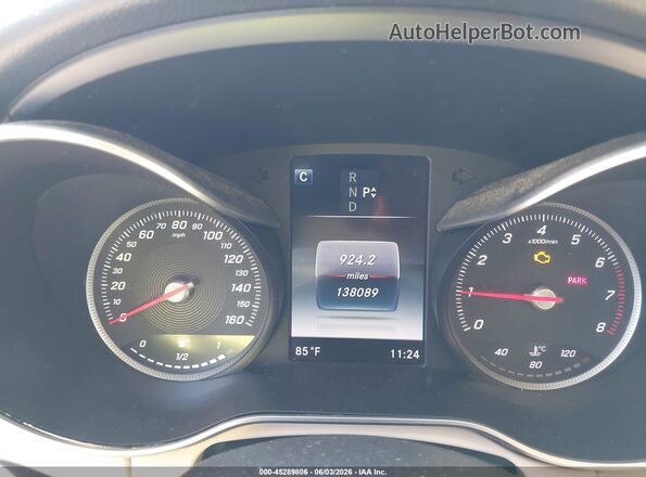 WDDWF4KB6GR164511 2016 MERCEDES-BENZ C-CLASS Белый Вид задних сидений